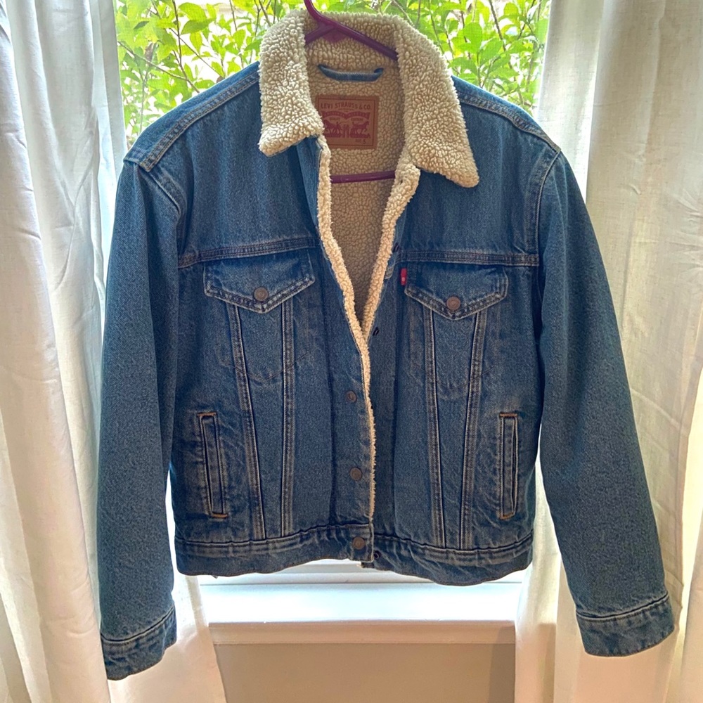 Levi denim bomber jacket